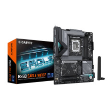 GIGABYTE B860 Eagle LGA 1851 ATX Motherboard, Intel B860 Chipset, 4x DDR5 DIMM Slots, Up to 256GB Max Memory, 1x PCIe 5.0 x16, 3x M.2 Slots, WiFi & Bluetooth Connectivity | B860-EAGLE-WIFI6E